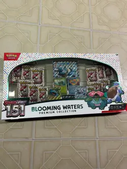Pokemon TCG: 151 Blooming Waters Premium Collection Factory Sealed Box - Image 1