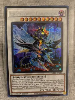 Yu-Gi-Oh! TCG Red-Eyes Zombie Dragon Lord 25th Anniversary Tin: Dueling... - Image 1