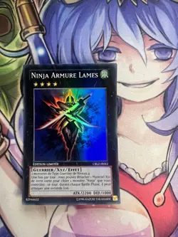 BLADE ARMOR NINJA FRENCH SUPER RARE CBLZ-ENSE2 FRSE2 NEAR MINT YUGIOH - Image 1