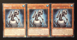 Yu-Gi-Oh! 3x Graulien Schleim, DOCS-DE032, Rare, 1. Auflage, Deutsch, NM/NM/EX - Image 1