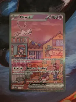 Mew ex SVP 053 S&V 151 Black Star Promo Holo Pokemon Card - Image 1