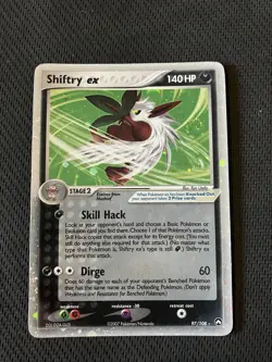Pokemon Cards: EX Power Keepers Rare Holo: Shiftry EX 97/108 - Image 1