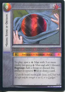 Lord Of The Rings CCG Reflections Foil Card 9R38 Seeing Stone Of Orthanc - Image 1