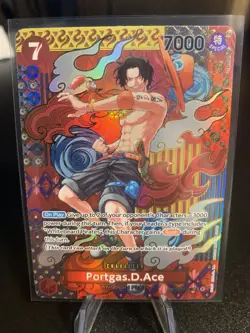 Portgas D. Ace OP02-013 SP (English) One Piece Card Game - Image 1