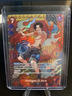 Portgas D. Ace OP02-013 SP (English) One Piece Card Game - Image 3