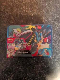 Pokemon 2025 Fall Mega Collector Chest Tin Box - 6 Packs & 3 Foil Cards - Image 1