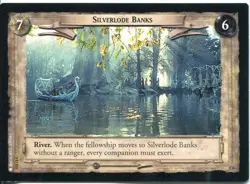 Lord Of The Rings CCG FotR Card 1.U355 Silverlode Banks - Image 1