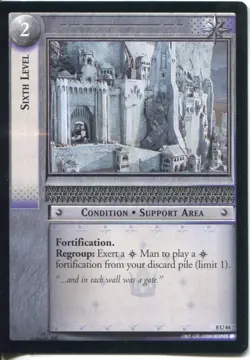 Lord Of The Rings CCG Card SoG 8.U44 Sixth Level - Image 1