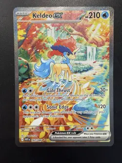 Pokemon TCG Keldeo EX White Flare Special Illustration Rare Card 167/086 - Image 1