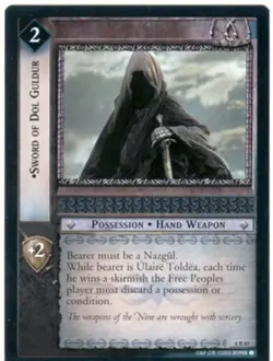 Lord Of The Rings CCG Card EoF 6.R85 Sword Of Dol Guldur - Image 1