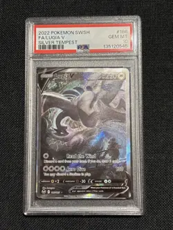 Pokemon TCG Lugia v Ultra Rare Card Swsh12: Silver Tempest PSA 10 - Image 1