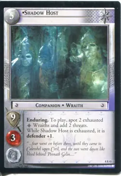 Lord Of The Rings CCG Card SoG 8.R43 Shadow Host - Image 1