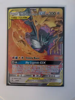 Pokemon TCG Moltres Zapdos Articuno GX 44/68 Hidden Fates Ultra Rare Holo Card - Image 1
