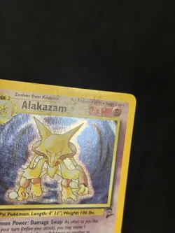 Alakazam 1/130 Holo Rare Base Set 2 Pokemon Card - Image 4