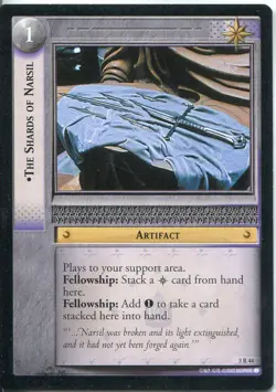 Lord Of The Rings CCG Card RotEL 3.R44 The Shards Of Narsil - Image 1