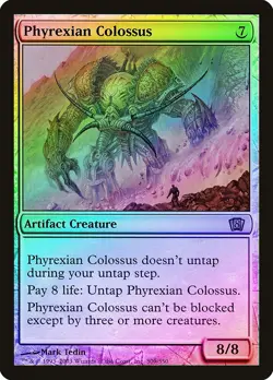 Phyrexian Colossus FOIL 8th Edition NM Artifact Rare MAGIC MTG CARD ABUGames - Image 1