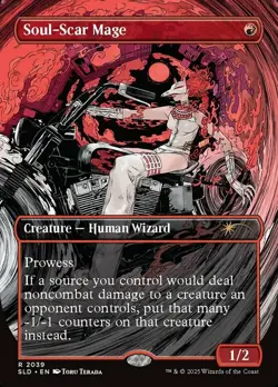 Near Mint x 1 Soul-Scar Mage (2039) - Rainbow Foil Secret Lair Drop Series - FOI - Image 1