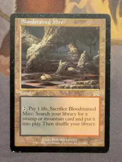 Bloodstained Mire Onslaught Regular MTG 313 MP - Image 1