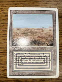 1x Scrubland (Revised) MTG - Image 1