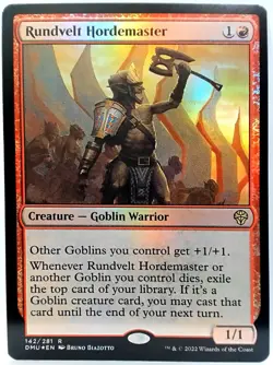 Rundvelt Hordemaster Foil rare 142 Dominaria United NM/M - Image 1