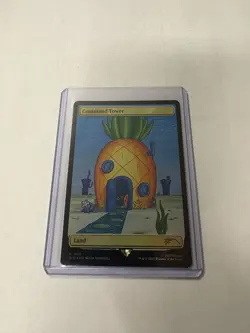 MTG Magic The Gathering Command Tower Foil Secret Lair SpongeBob Commander - Image 2