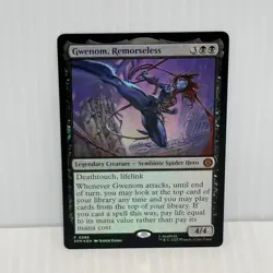 Gwenom, Remorseless 0286 Foil Promo Marvel's Spider-Man MTG NM - Image 3