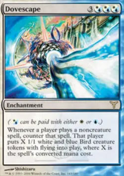 MTG Dovescape, Dissension, Damaged, English - Image 1