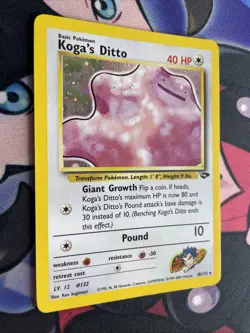 KOGA'S DITTO 2000 POKEMON GYM CHALLENGE HOLO RARE 10/132 Q3726 LP+ - Image 2