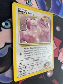 KOGA'S DITTO 2000 POKEMON GYM CHALLENGE HOLO RARE 10/132 Q3726 LP+ - Image 3