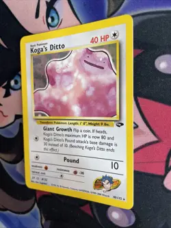 KOGA'S DITTO 2000 POKEMON GYM CHALLENGE HOLO RARE 10/132 Q3726 LP+ - Image 4