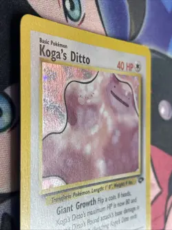KOGA'S DITTO 2000 POKEMON GYM CHALLENGE HOLO RARE 10/132 Q3726 LP+ - Image 5