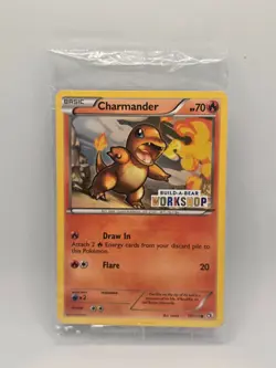 Charmander - 17/113 - Pokemon Legendary Treasures SEALED Build-A-Bear Promo NM - Image 1