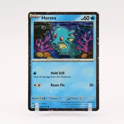 Horsea - Comsos Holo Promo Shrouded Fable Collection Box Pokemon - NM/MINT - Image 1