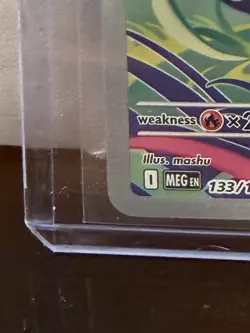 Pokemon TCG Mega Evolutions Bulbasaur 133/132 Near Mint - Image 5