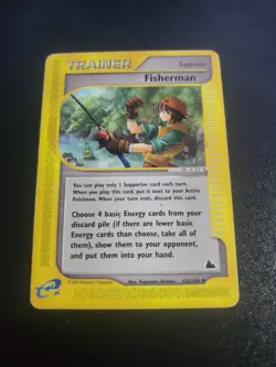 Fisherman 125/144 Skyridge Uncommon Moderate Play Pokemon DNA GAMES - Image 1