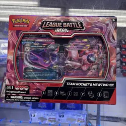 IN HAND SEALED BOX Team Rocket's Mewtwo Ex League Battle Deck Pokemon TCG - Image 1