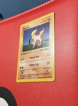 1999 Pokemon Base Set Ponyta 60/102 1st Edition Shadowless NM English - Image 3