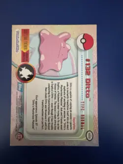 2000 TOPPS POKEMON TV ANIMATION SERIES 3 132 DITTO - Image 2