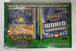 2005 Pokemon Queendom Deck Jeremy Maron World Championship Factory Sealed! - Image 1