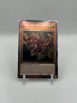 Slifer The Sky Dragon RA04-EN117 Platinum Secret Rare Yugioh 1st Edition Mint - Image 2