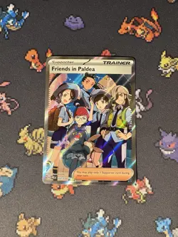 Pokemon Cards Friends In Paldea 137/131 Full Art Prismatic Evolutions - (NM) - Image 1
