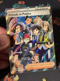 Pokemon Cards Friends In Paldea 137/131 Full Art Prismatic Evolutions - (NM) - Image 2