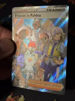 Pokemon Cards Friends In Paldea 137/131 Full Art Prismatic Evolutions - (NM) - Image 3