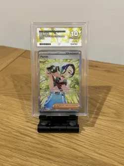 Pokemon Perrin 220/167 Sv06: Twilight Masquerade Holo Ace 10 Graded Card - Image 1