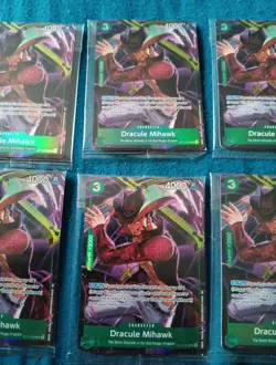 6 ST12-003 Dracule Mihawk : Super Rare Foil English One Piece TCG Cards - Image 3