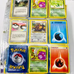 Unsorted Pokemon TCG Common, Uncommon and Rare Trading Cards (9 Card Sheets) - Image 3