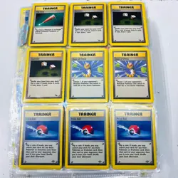 Unsorted Pokemon TCG Common, Uncommon and Rare Trading Cards (9 Card Sheets) - Image 5