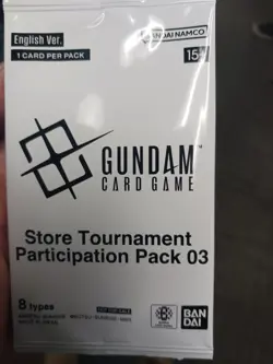 Gundam Card Game Store Tournament Participation Pack 03 English Sealed - Image 1