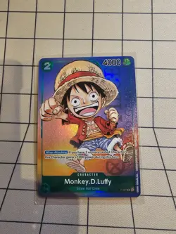 Monkey D Luffy P-037 Gen Con 2023 Holo Promo One Piece Card English - Image 1