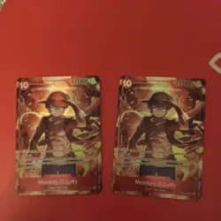 Monkey.D.Luffy Treasure Booster Set ST10-006 One Piece Promo Cards NM English X2 - Image 1